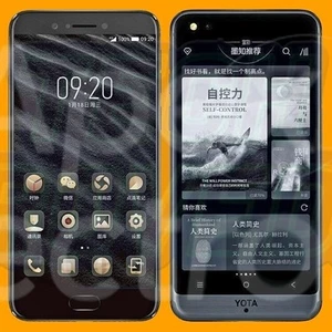 Yota Yotaphone 3 Black/Blue Yota3+ 12MP E-ink Dual SIM 4G Android Smartphone - Afbeelding 1 van 27
