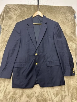 RALPH LAUREN Mens Blazer Sport Coat Casual Jacket Navy 42R Two Button Wool Suit - Image 1 of 4
