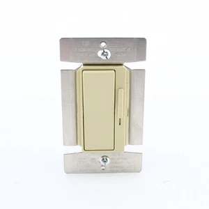 Eaton Ivory Single-Pole/3-Way Decorator Slide Dimmer Incandescent 1000W DI10P-I - Picture 1 of 4