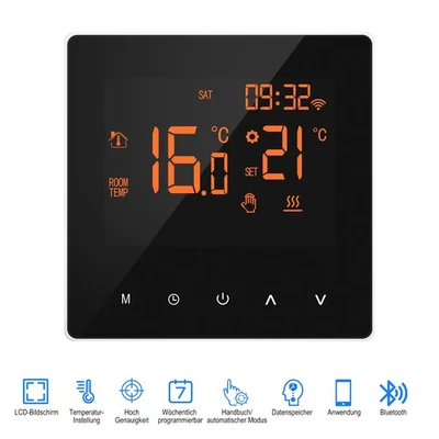 Neu Raumthermostat WIFI Digital  Programmierbares Fußbodenheizung Wandheizung - Bild 1 von 4