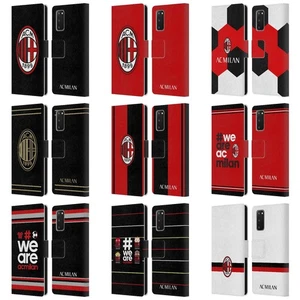 UFFICIALE AC MILAN STEMMA CUSTODIA COVER A PORTAFOGLIO PER SAMSUNG TELEFONI 1 - Picture 1 of 8