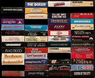 12/09 • $5 FLAT Shipping • HUGE • VHS Lot ALL GENRES + YOU PICK Random or CHOOSE - Image 1 of 4