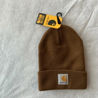 Carhartt ребенка ясельного возраста акриловые часы вязаный манжеты шляпа Beanie - коричневый - Изображение 1 из 4