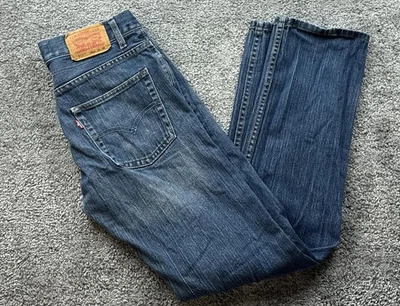 Jeans Levis 511 Juveniles 18 Regular Azul Medio Lavado Ajustado Elástico Denim W29 L29 Foto 1 de 4