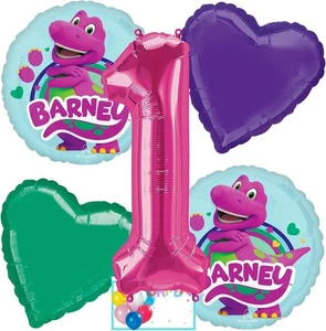 Anagram Barney Birthday Balloons Party Supplies #1 - Officially Licensed - Picture 1 of 1