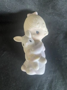 Precious Moments 1982 "Jesus Loves Me" 3" Figurine E-9278 with box. - Picture 1 of 8