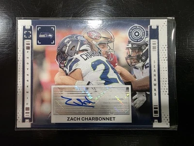 2024-25 Panini Photogenic Zach Charbonnet Auto Seattle Seahawks - Image 1 of 2