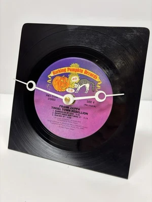 Frank Zappa Recycled Vinyl Record Clock - Image 1 of 4