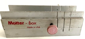 MATT MITER Box Matter Jig for Cutting Wax Tubes Slices JEWELRY MAKING TOOL - Picture 1 of 11