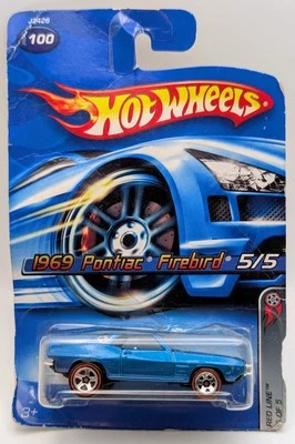 Pontiac Firebird 2006 Hot Wheels 1969 - serie Red Line nuevo en paquete (ver todas las fotos) Foto 1 de 4
