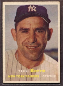 1957 Topps Set-Break #2 Yogi Berra en muy buen estado-en muy buen estado *Jaysace* - Imagen 1 de 2