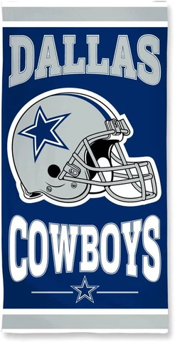 WinCraft NFL Dallas Cowboys Beach Towel 30" x 60" Cover