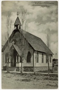 Christ Episcopal Church - Shoshone, Idaho - c1908 postcard - Picture 1 of 2