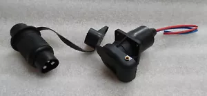 3 PIN Auxillary Power Sockets 'Male & Female' For Tractors Or Any Other Vehicle - Bild 1 von 6