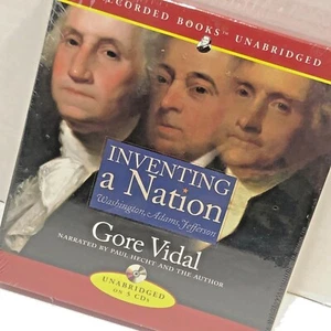Gore Vidal Inventing A Nation Audio Book 5 CDs NEW SEALED Washington Jefferson - Picture 1 of 5