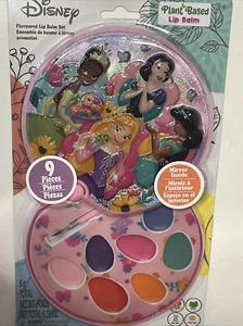 Disney Princess Lip Balm Set 9 Pieces With Mirror Easter Lip Balm Set Disney - Picture 1 of 5