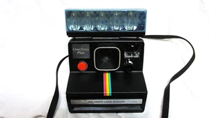 VINTAGE POLAROID ONE STEP PLUS KAMERA mit UNBENUTZTER BLITZLEISTE FUNKTIONIERT!! - Bild 1 von 4