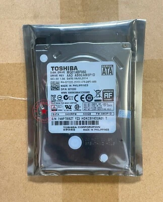 2.5" 500GB Toshiba 7mm Slim Internal HDD Drive for Laptop Ultrabook PS2 PS3 - Image 1 of 2