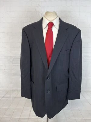 Cricketeer Men's Navy Blue Striped Wool Blazer 46L $395 - Image 1 of 4