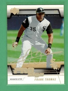 2005 UPPER DECK PRO SIGS FRANK THOMAS FOIL PARALLEL 24/350 WHITE SOX - Picture 1 of 2