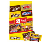M And Ms Snickers And Twix Variety Pack Fun Size Milk Chocolate Candy Bars Assortmen