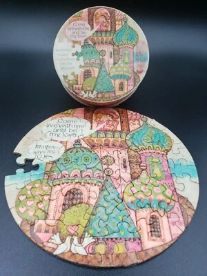 1972 Springbok Mini Flirtations Puzzle "Come live with me" PZL9091 Missing 1 Pcs - Image 1 of 4