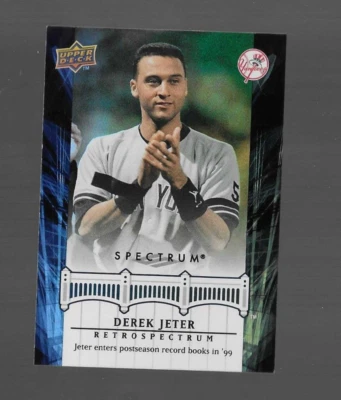 2008 UPPER DECK SPECTRUM #40 DEREK JETER NEW YORK YANKEES retrospectrum DJ40 - Image 1 of 2