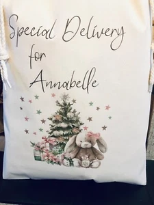 Saco de Papá Noel personalizado - 3 tamaños disponibles - Diseño Annabelle - Imagen 1 de 3