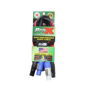 XC-PWC14-XLR03 3' PowerCon/XLR Link High Performance Audio Cable - Picture 1 of 1
