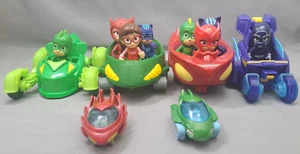 PJ Máscaras Lote de 14 Figuras Vehículos Catboy Gekko Owlette Romeo Set Juguetes Disney - Imagen 1 de 6