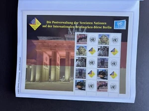 UN Personalized Stamp MNH Full Sheet (2006-2) Berlin 2006 Expo Sheet 10 +Labels - Picture 1 of 1