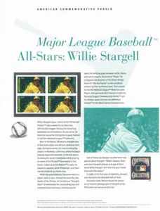 #902 (45c) Forever Willie Stargell #4696 USPS Commemorative Stamp Panel - Picture 1 of 1