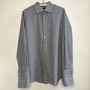 Paul Smith Button Down Long Sleeve French Cuff Shirt Made In Italy Size 16.5/42 - Picture 1 of 12
