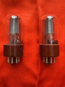 2 Stück 6SN7 6N8S 1578 Foton Doppeltriodenröhre Same Date Code Soviet NOS - Bild 1 von 4