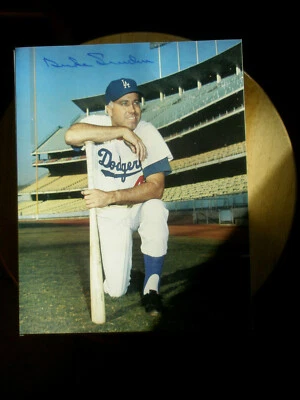 DUKE SNYDER LOS ANGELES DODGER, AUTOGRAPHED 8 X10 PHOTO - Image 1 of 4
