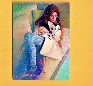 RAQUEL WELCH 2019 EDWARD VELA SKETCH ART #11 ACEO  ARTIST SIGNED  #d /50