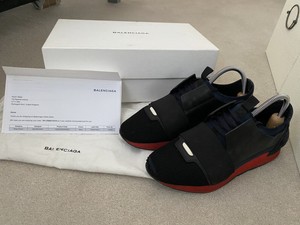 blue balenciaga runners mens