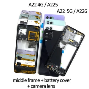 Funda Carcasa Teléfono Samsung Galaxy A22 4g 5g Marco Medio Batería Cubierta Trasera - Imagen 1 de 3