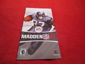 Madden 07 Playstation Portable PSP Instruction Manual Booklet ONLY