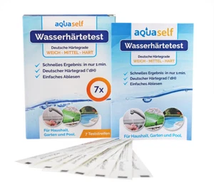 Wasserhärte Teststreifen, einfach & schnell die Wasserhärte messen in °dH 7 Stk. - Bild 1 von 8