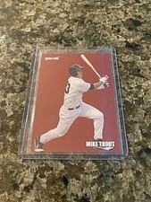 Mike Trout Future Stock Burgundy Arkansas Travelers Card (Very Scarce; #/3)