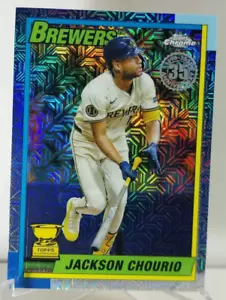 Jackson Chourio 2025 Topps Series 1 - 1990 Topps Chrome Silver Pack #T90C-41 - Picture 1 of 2