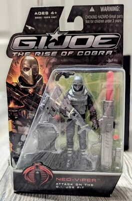 Hasbro G.I. 2009 Figura de acción Joe Rise of Cobra Neo Viper sellada nueva en caja Foto 1 de 4