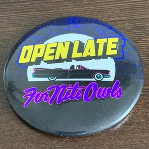Rare Taco Bell Open Late For Nite Owls Vintage 1992 Button Crew Award 1959 Cadillac - Bild 1 von 4