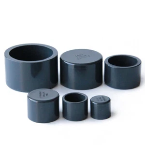UPVC Pipe Fittings End Caps Waterpipe Stopper ID 20-110mm For Aquarium Pond - Picture 1 of 6