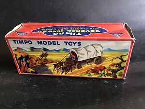 Timpo Toys Planwagen OVP Kutsche Figuren MIB Vintage Wagon Spielzeug