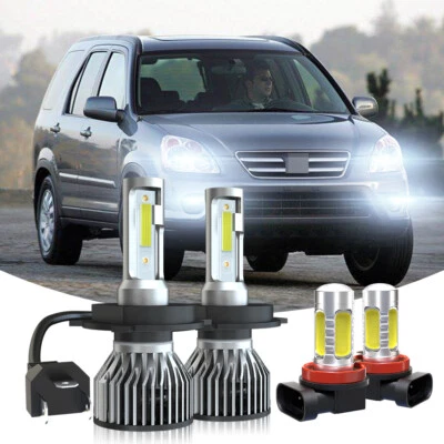 For Honda CR-V 2002-2004 2007-14 LED Headlight High Low Beam Fog Light Bulb US - Изображение 1 из 4