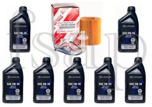 Full Synthetic Genuine Lexus Engine Oil Change Kit 2007 Lexus RX350 3.5L V6 - Picture 1 of 2