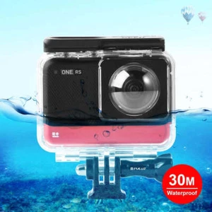 Estuche de buceo de profundidad submarino para Insta360 One RS 360 Edition PULUZ 30 m prueba de agua - Imagen 1 de 8