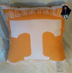 Tennessee Volunteers Collegiate Tapestry Square Pillow 20"x20" - Picture 1 of 7